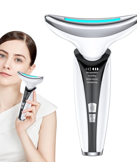 Hot Sell Skin Rejuvenation Tightening Anti-aging Face Neck Lifting Massager Led Photon Therapy Face And Neck Lifting Device