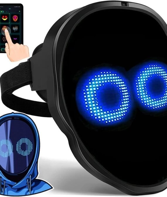LED gesture sensing face changing luminous mask APP custom Bluetooth shining mask Boywithuke