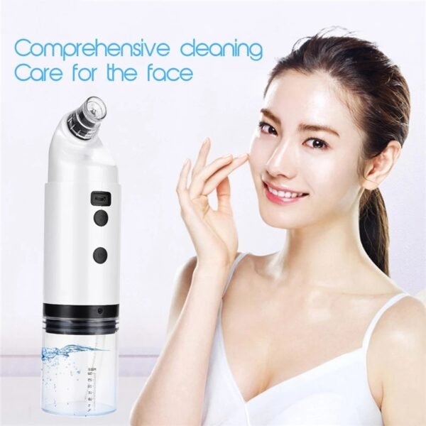 3-color LED rechargeable blackhead pore vacuum cleaner