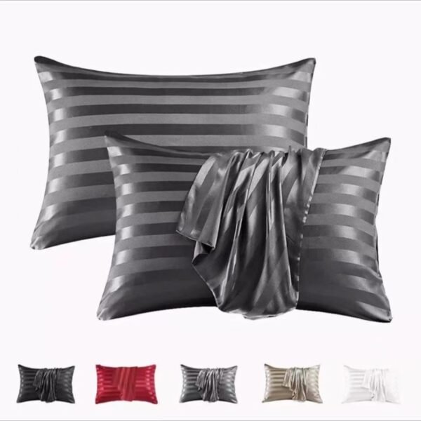 Ca Jacquard Satin Stripe Envelope Pillowcase