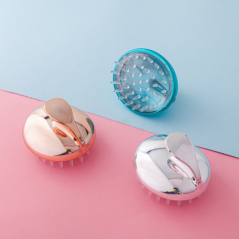 Silicone shampoo brush