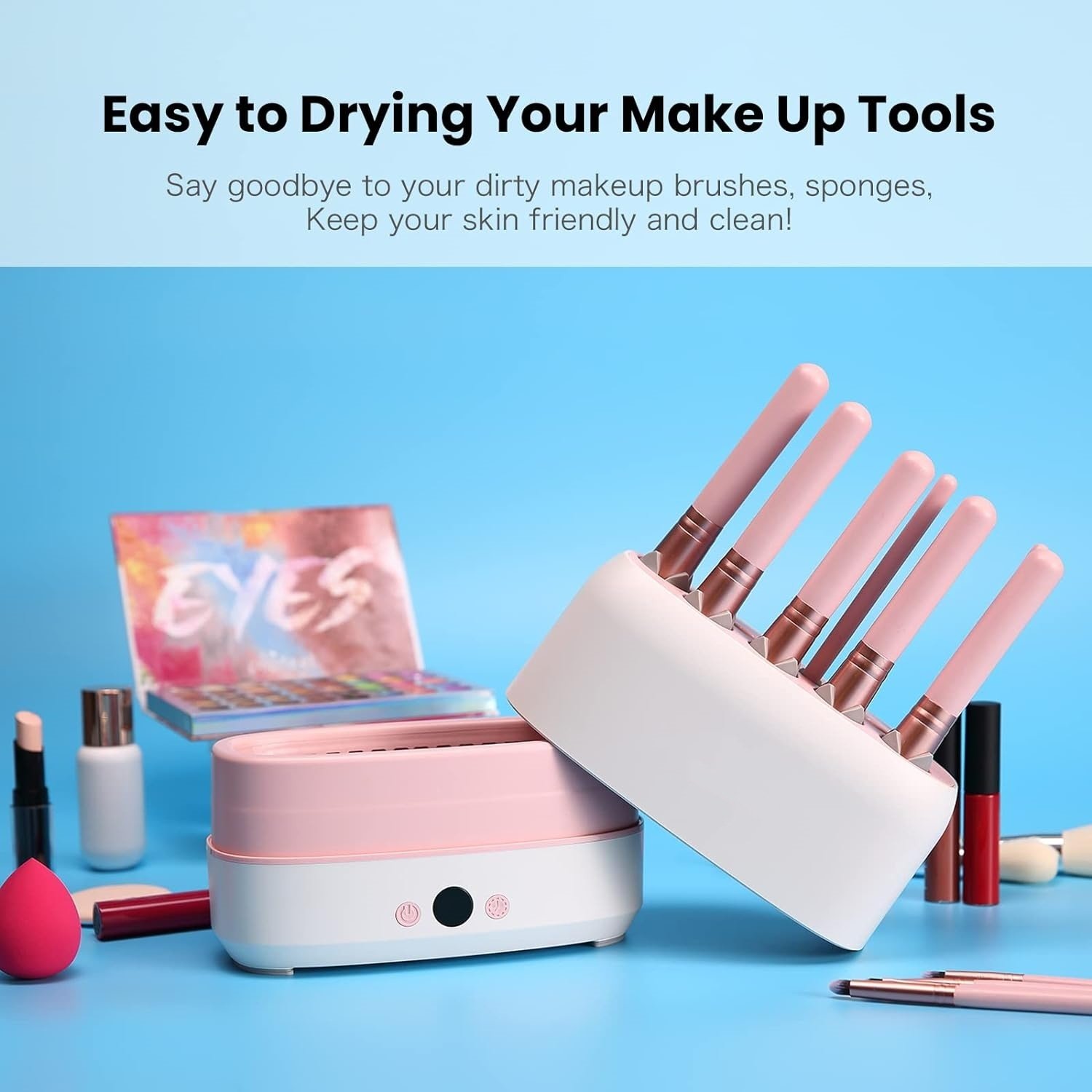 Multifunctional Makeup Brush Cleaning And Rapid Drying Device