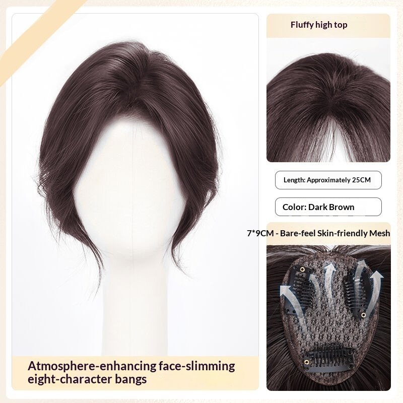 Lightweight Volumizing Faux Bangs And Hairpiece For A Fuller Look - Image 5