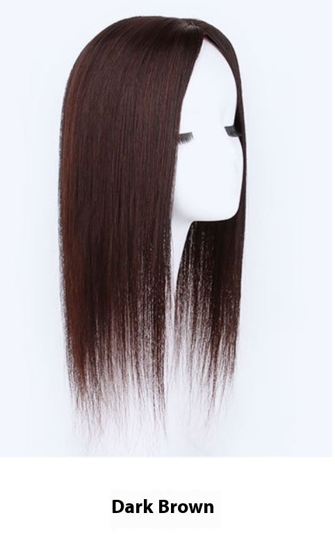 Female Invisible Head Real Human Hair Wig - Image 8