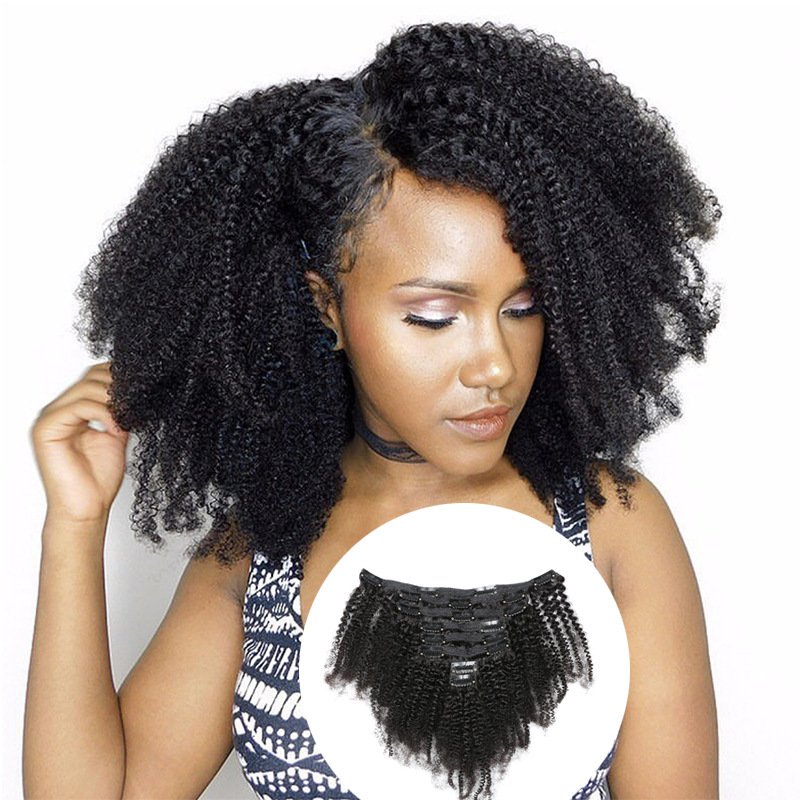 Gradient Color Real Hair Clip - Image 5