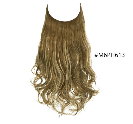 Women's Fishing Line Long Curly Large Wave Hair Extensions - Image 8