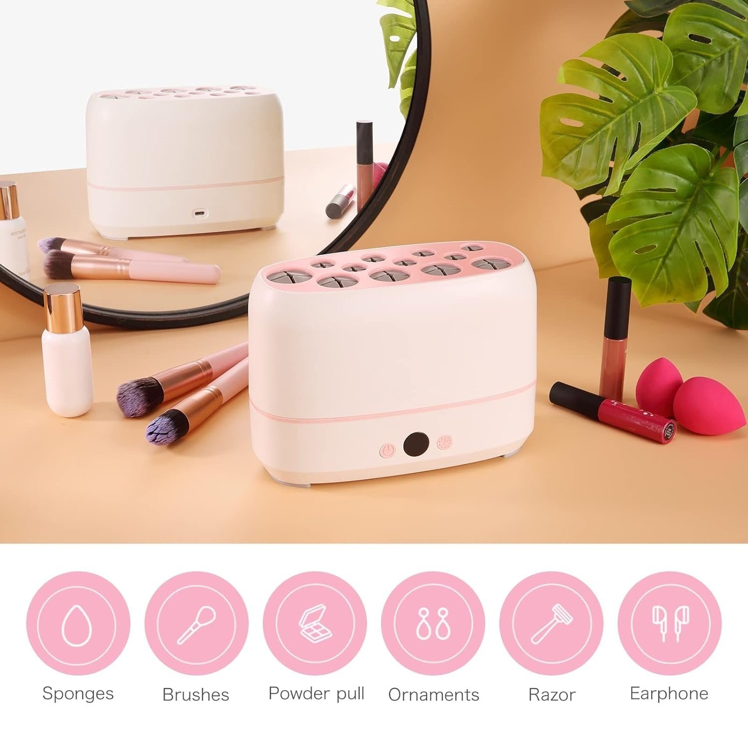 Multifunctional Makeup Brush Cleaning And Rapid Drying Device - Image 4
