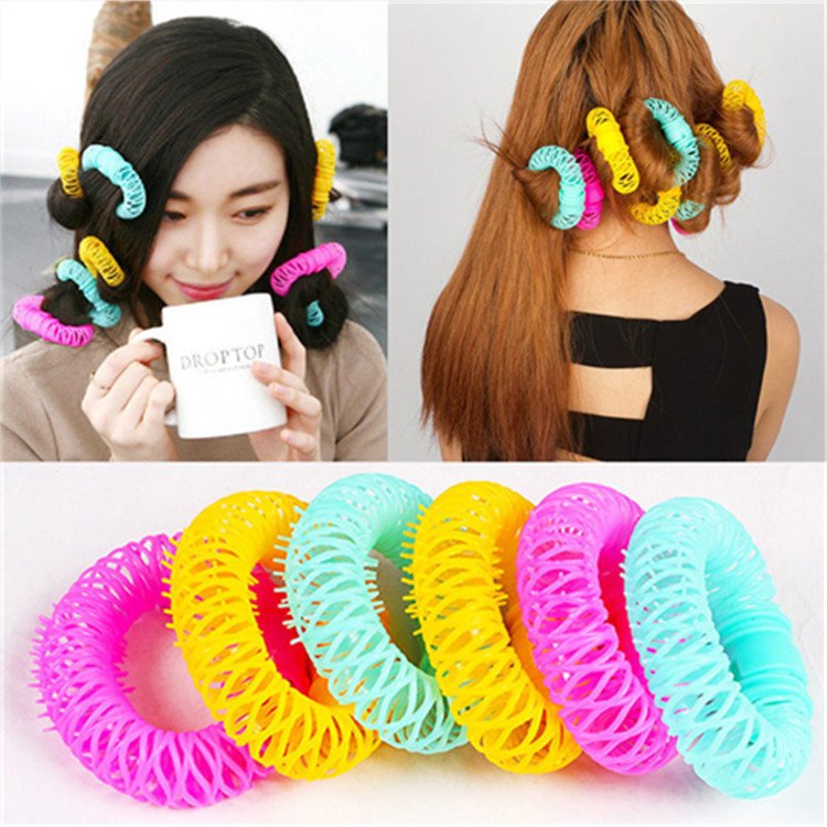Resin Circle Hair Curler Tool