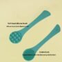 Double-headed Silicone Facial Mask Brush Face