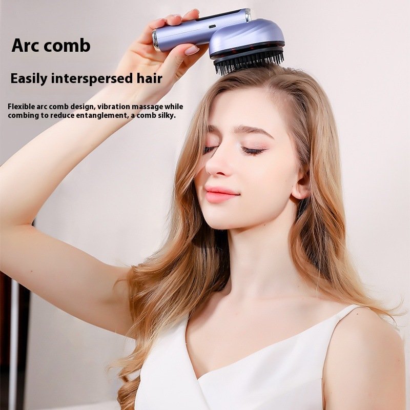 Electric Spray Massage Scalp Meridian Comb Vibration Head Anti-hair Loss Hair Brush