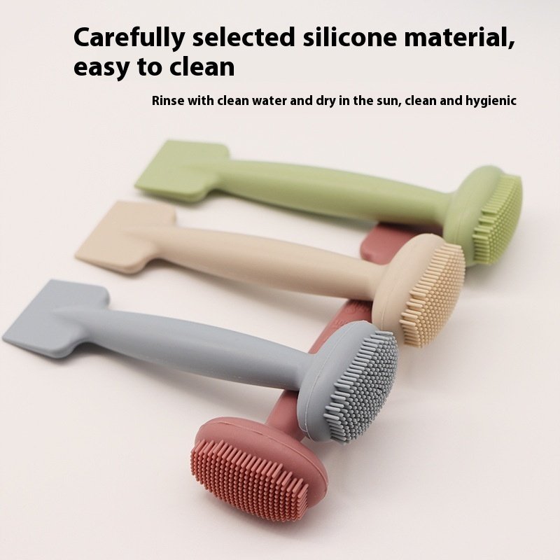 Double-headed Silicone Facial Mask Brush