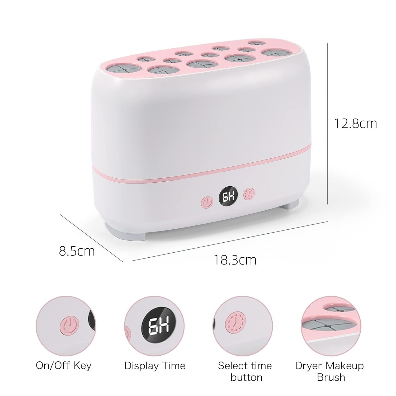 Multifunctional Makeup Brush Cleaning And Rapid Drying Device - Image 3
