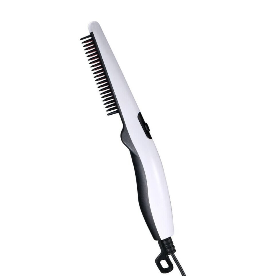 Negative Ion Hair Straightener Styling Comb Hot Comb Press Beard Brush For Men Must Provide A Hazardous Materials Shipping Label For Self-pickup Order Ship By USPS