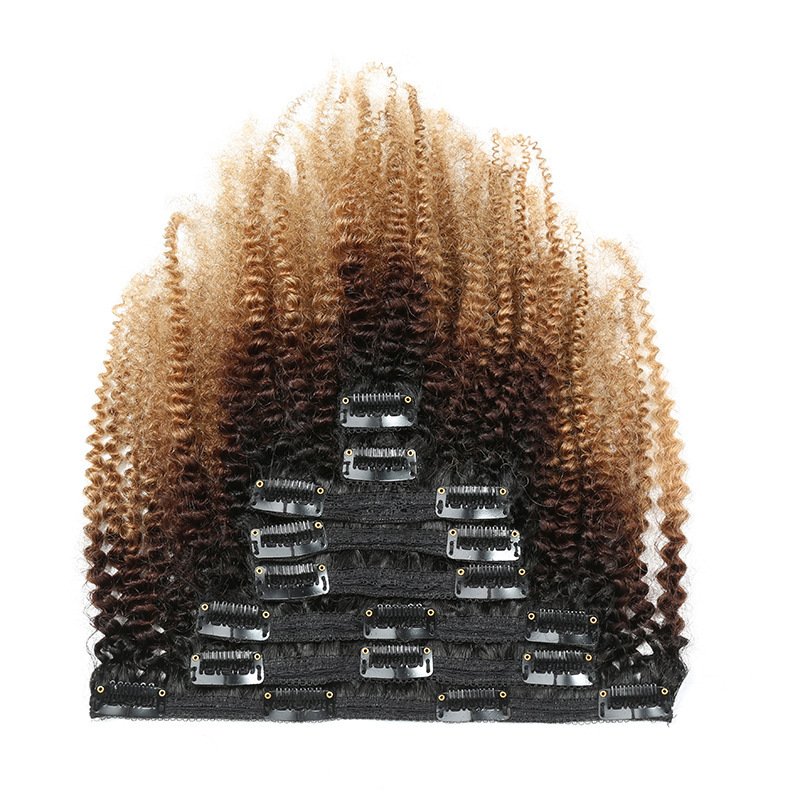 Gradient Color Real Hair Clip - Image 4