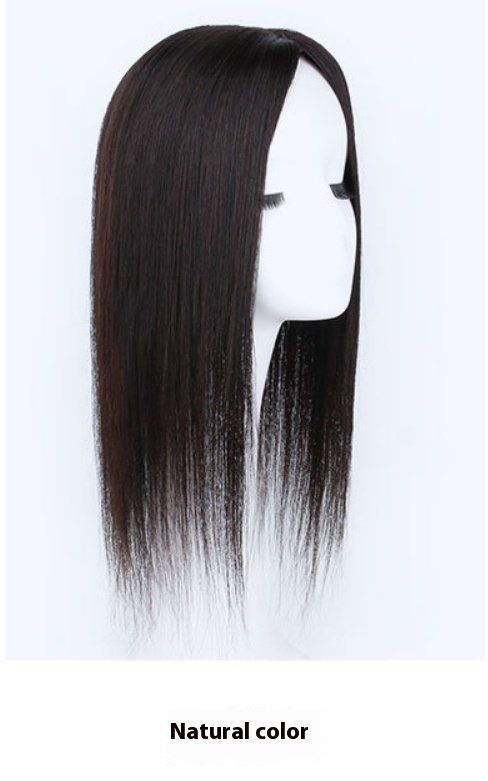 Female Invisible Head Real Human Hair Wig - Image 6