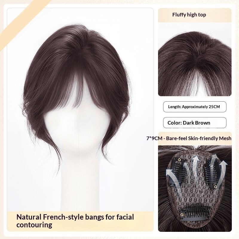 Lightweight Volumizing Faux Bangs And Hairpiece For A Fuller Look - Image 9