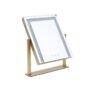Household Large 360 Degrees Dressing Mirror Cosmetic Mirror LED Light Dressing Table Mirror