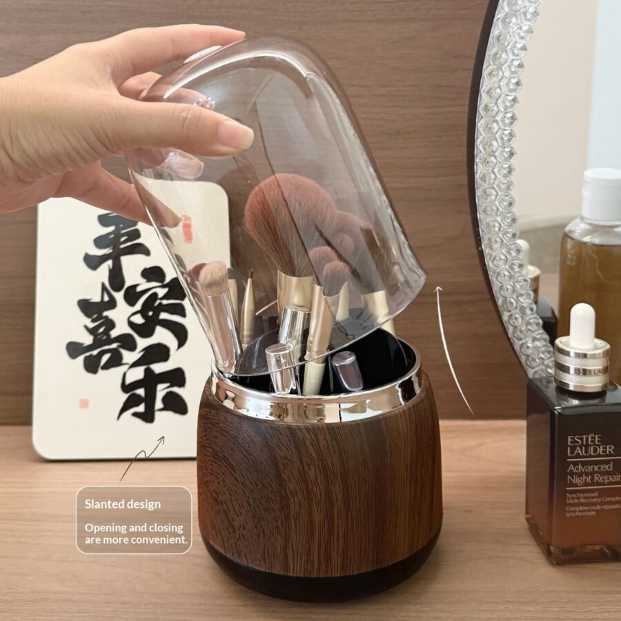 Affordable Luxury Makeup Brush Organizer Dust-proof And Large Capacity