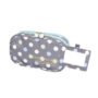 2 Layer Makeup Bag W  Mirror Travel Cosmetic Bag Organizer Brush Slots Portable