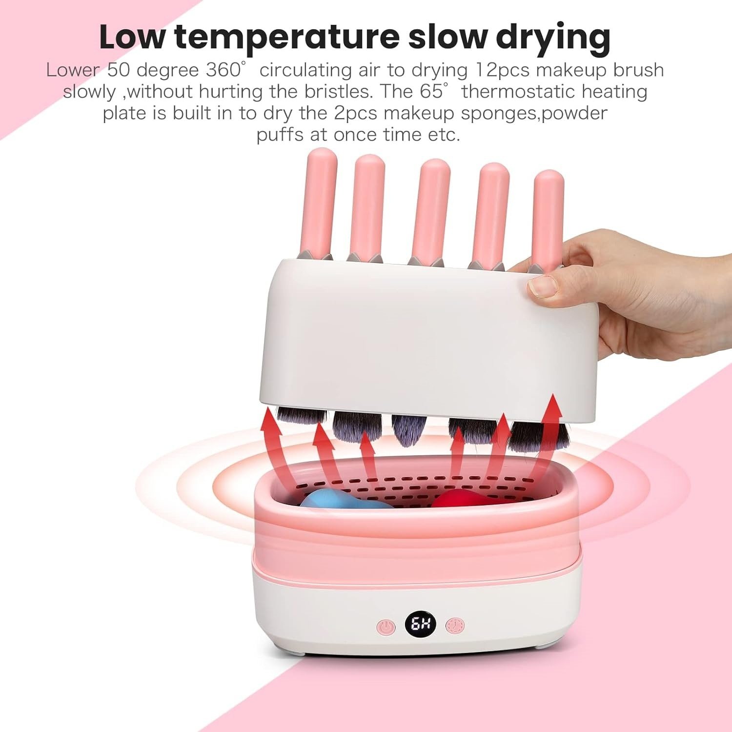 Multifunctional Makeup Brush Cleaning And Rapid Drying Device - Image 2